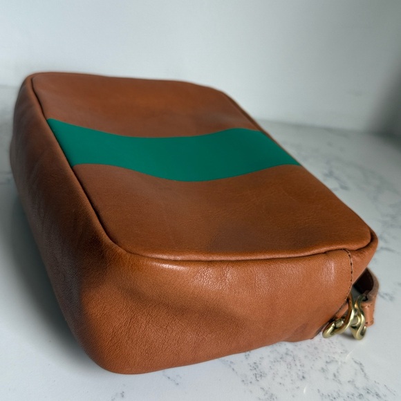 Clare V. Midi Sac Bag Green and Tan Color - Picture 8 of 16
